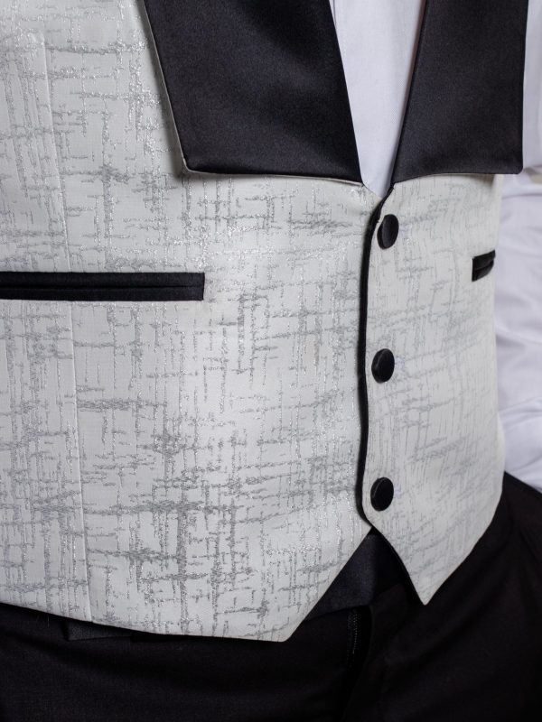 Costume marié lumière d'argent VI FAMILY