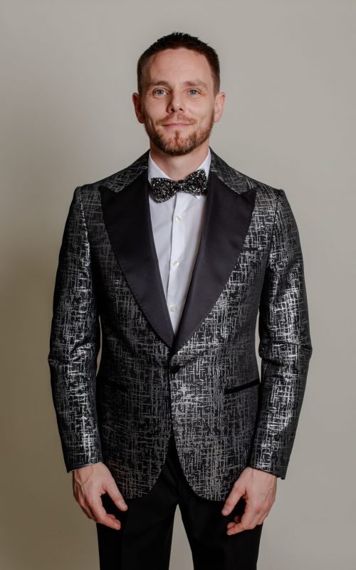 Costume marié lueur d'argent VI FAMILY