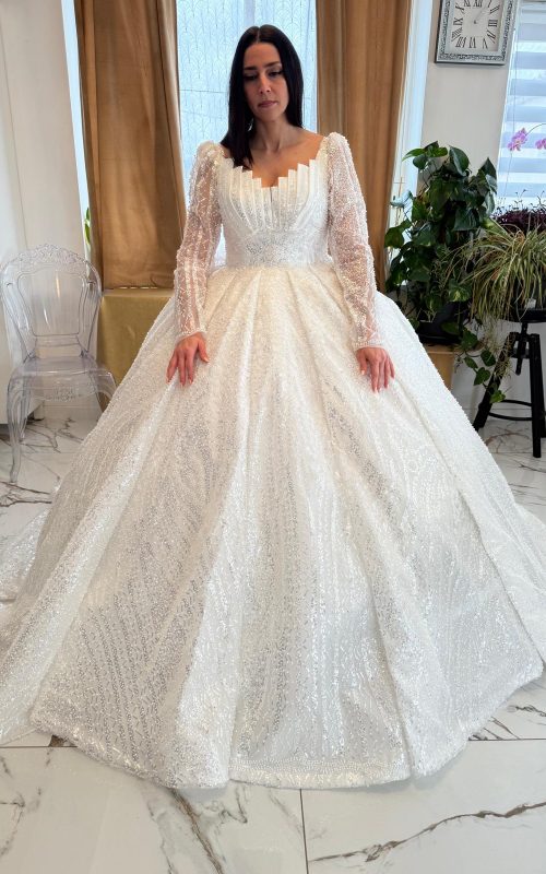 Robe de mariée mélodie nuptiale blanche VI FAMILY 2025